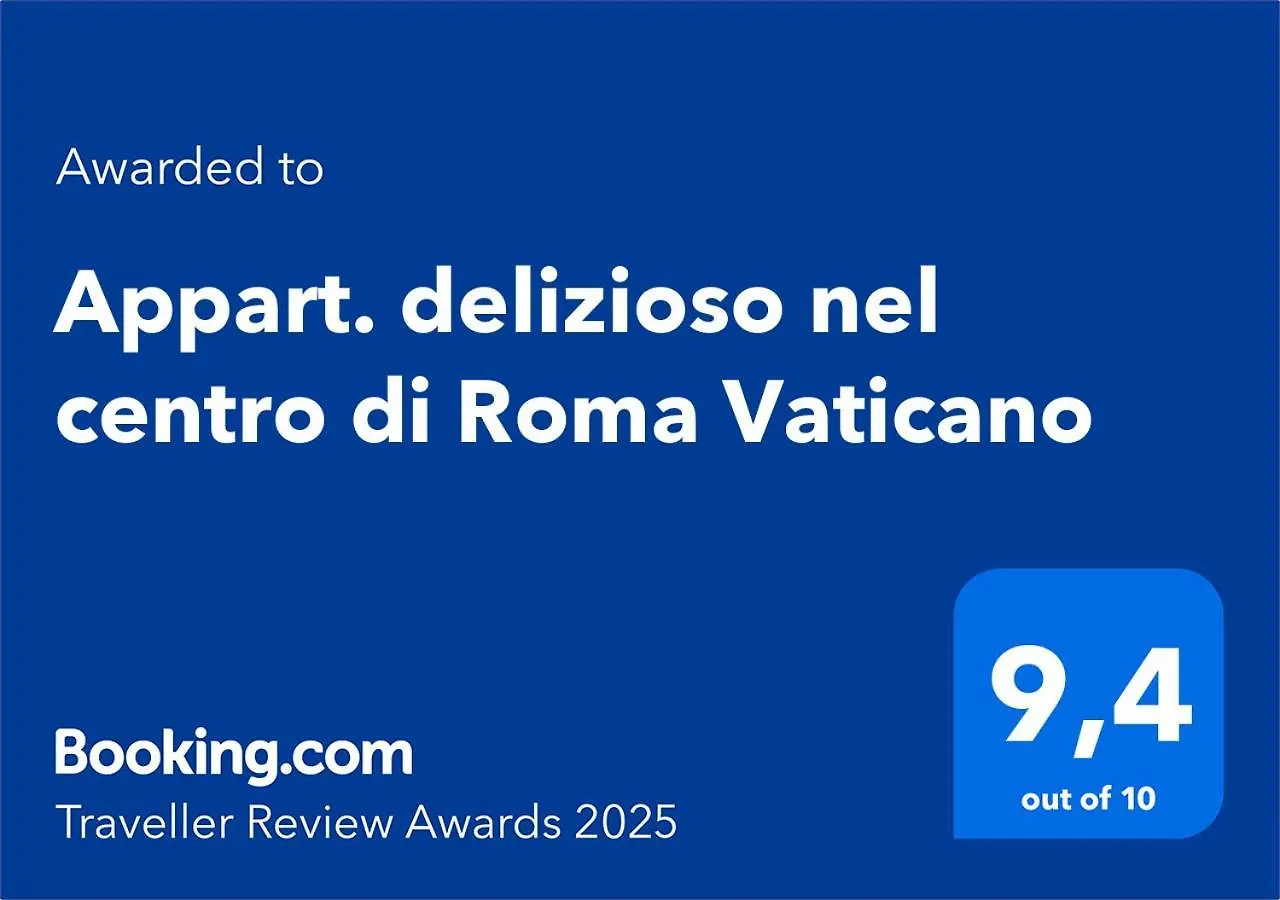 Apartmán Appart. Delizioso Nel Centro Di Roma Vaticano